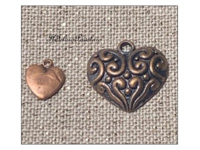 Cuore brunito 2x2 cm