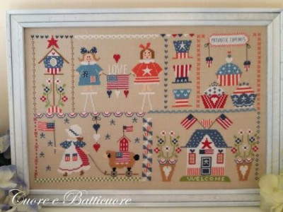 Stars and Stripes in Quilt