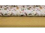 1 acufactum base giallo ocra pois avorio