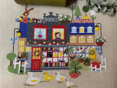 books & Flowers  185 x168