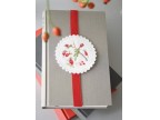 "segnalibro tag di 9 cm. lino+elastico NON DISPONIBILE