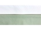 1 a  Murano 12,6 fili avorio con pois verdino