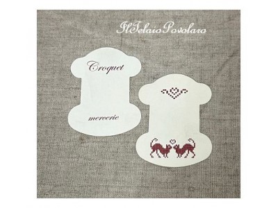 CARTONCINO AVVOLGI FILO Croquet e Gattini