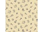 - A.Country - base avorio + accessori cucito blu avio