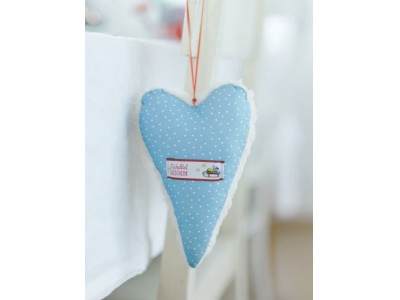 1 Acufactum - base azzurro chiaro un po' polveroso + pois