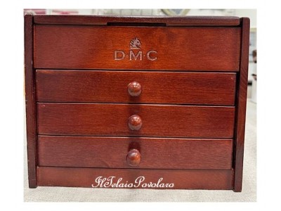 CASSETTIERA DMC LEGNO SCURO