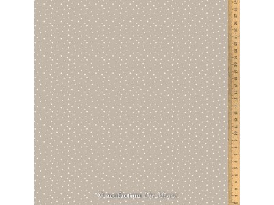 1 - acufactum  - base grigio chiaro  pois avorio