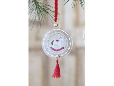 Cornice doppia natalizia da appendere