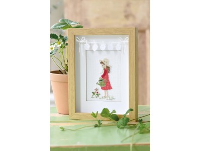 - 01 Cornice ragazza Giugno  19x20 cm