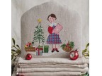 - Tartan & Snowflakes 120 x 113